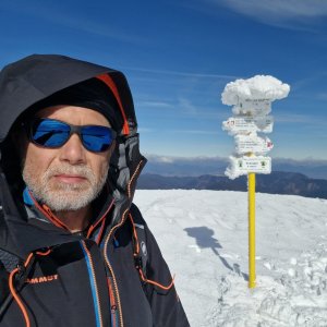 Rastislav Biarinec na vrcholu Latiborská hoľa (2.3.2025 11:27)