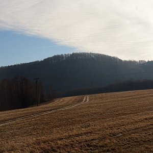 Bohumír Michal na vrcholu Měděný vrch (9.1.2022 11:50)