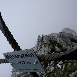 Jan Matiášek na vrcholu Mitterstein (1.6.2012 11:20)