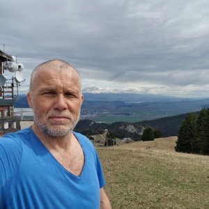 Rastislav Biarinec na vrcholu Malinné (6.4.2024 11:25)