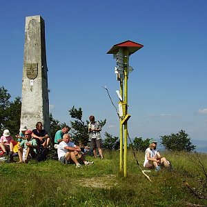 Jarda Vála na vrcholu Minčol (6.7.2006 8:55)