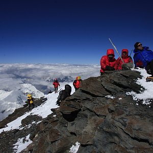Jan Matiášek na vrcholu Qullai Ismoili Somoni (19.8.2012 14:40)