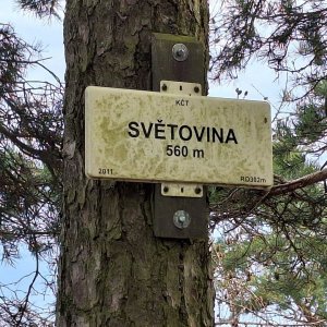 Cyklista 73 na vrcholu Světovina (6.1.2025 12:35)