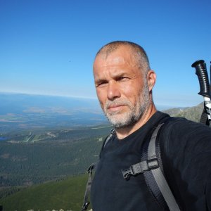 Rastislav Biarinec na vrcholu Klin (4.8.2018 8:19)