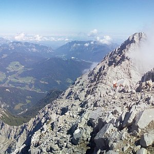 Martin na vrcholu Watzmann Südspitze (16.8.2020 12:00)