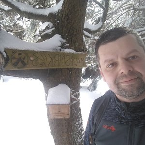 Ombre_Zamakejsi.cz na vrcholu Malý Smrk (22.2.2020 11:55)