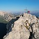 Petr Podroužek na vrcholu Sass de Stria (18.8.2021 7:00)