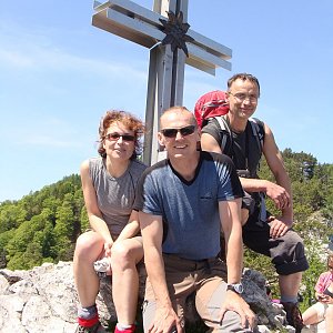 Jar Faldy na vrcholu Drachenwand (20.5.2012 11:44)
