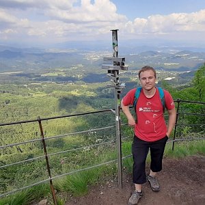 Tomáš Vaníček na vrcholu Skalka (4.7.2020 16:47)
