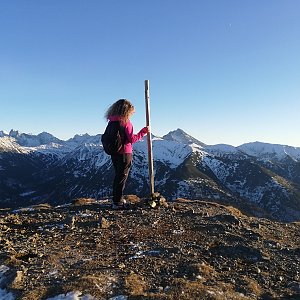Mársy Montblanc na vrcholu Suchá Kopa (19.12.2020 1:36)