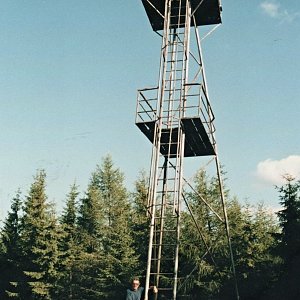 Jarda Vála na vrcholu Skorušina (15.8.2004)