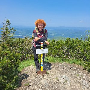 Anna na vrcholu Stratenec (27.5.2023)
