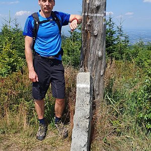 Tomáš na vrcholu Magura (30.7.2021 13:00)