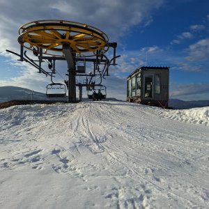 Horalka Anička na vrcholu Fojtský grúň (26.1.2025 14:32)
