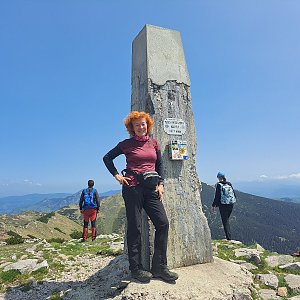 Anna na vrcholu Malý Kriváň (27.5.2023)