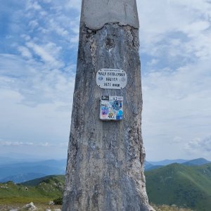 Jakub Kotzot na vrcholu Malý Kriváň (4.7.2023 10:53)