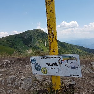 Marcela Kubíčková na vrcholu Pekelník (26.6.2022 12:50)