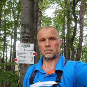Rastislav Biarinec na vrcholu Chládkové (28.7.2015 9:17)