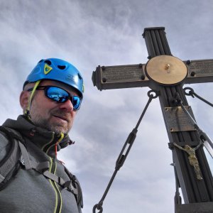 Michal na vrcholu Grossglockner (20.6.2021 8:54)