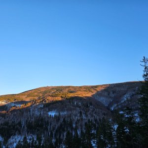 Marcela Kubíčková na vrcholu Kamenné V vrchol (19.1.2025 8:00)