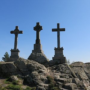 ZdenkaV na vrcholu U Tří křížů (15.9.2020)