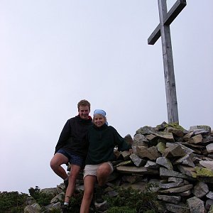 Tomáš Kupsa na vrcholu Strimba (22.8.2006 12:00)