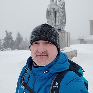 Marcel Krupa na vrcholu Radhošť (18.12.2021 13:02)