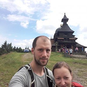 Paja&Tom na vrcholu Radhošť (7.7.2018 14:47)