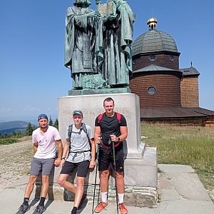 Michal Dimun na vrcholu Radhošť (11.8.2020 11:09)
