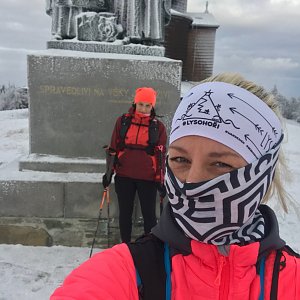 Dominika Turčeková na vrcholu Radhošť (12.12.2020 10:00)