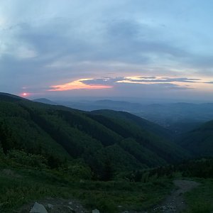 Jana Konečná na vrcholu Radhošť (12.5.2018 19:23)