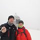 Dana + jirka na vrcholu Radhošť (7.2.2021 8:50)