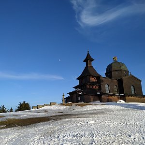 Nikola Maružánová na vrcholu Radhošť (16.2.2019 12:08)