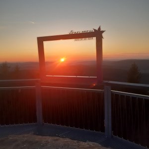 Marcela na vrcholu Nebelstein (20.3.2025 18:12)