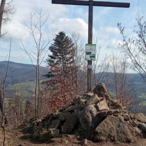 Edit na vrcholu Prašivá hora - hřeben (3.3.2024 10:49)