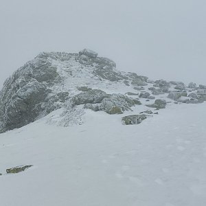 Bohumír Michal na vrcholu Pecný (25.2.2023 12:45)