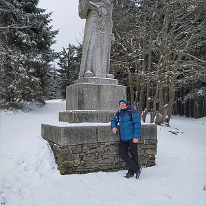 Jan Soukup na vrcholu Radegast (10.4.2022 10:16)