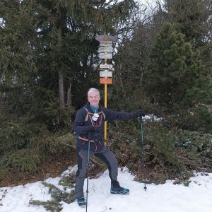 Jaroslav Macura na vrcholu Radegast (1.2.2025 11:38)