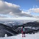 Zuzka Beyerová na vrcholu Radegast (19.1.2019 15:00)