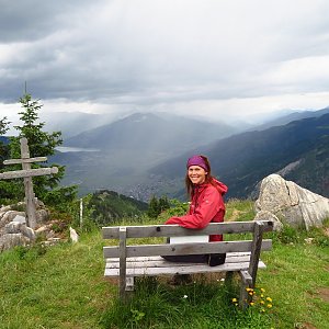 Iveta Válová na vrcholu Dreiwallnerhöhe (12.7.2019)