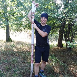 Jozef Farkaš na vrcholu Rozhľadňa (6.8.2018 13:37)