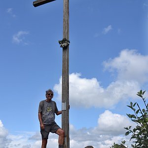 Jarda Vála na vrcholu Trnovník (1.7.2024)