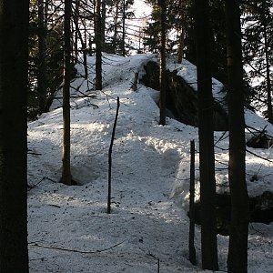Bouřka na vrcholu Skalka - SZ vrchol (23.2.2019 15:07)