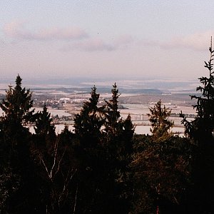 Bouřka na vrcholu Hradiště (23.12.2003 11:25)