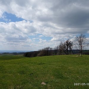 Juditka na vrcholu Dobytčí vrch (8.5.2021)
