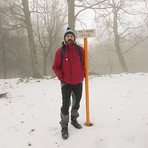 Jaroslav Flidr na vrcholu Malý Inovec (15.1.2023)
