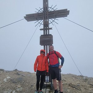 Josef Trajer na vrcholu Speiereck (9.8.2023 11:26)