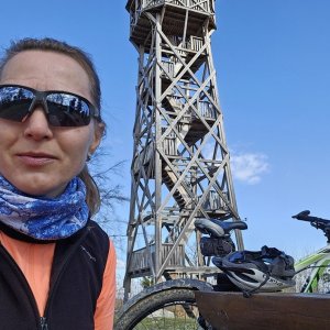 Marcela Kubíčková na vrcholu Sosnová (17.3.2024 10:40)