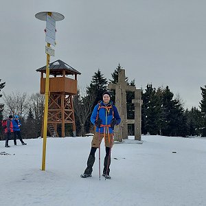 Tomáš Vašíček na vrcholu Stratenec (27.12.2021 13:17)