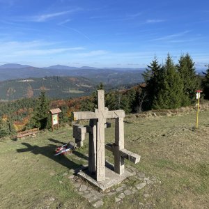 René Arendacký na vrcholu Stratenec (29.10.2023 11:59)